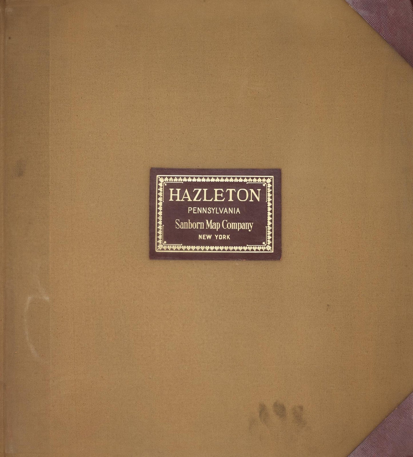 Sanborn Fire Insurance Map from Hazleton, Luzerne County, Pennsylvania. (1950) – Historic Sanborn Fire Insurance Map Print