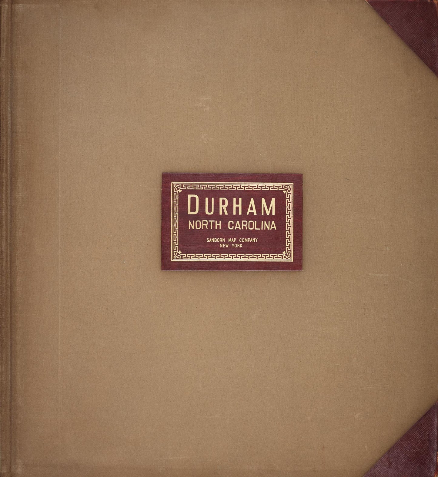 Sanborn Fire Insurance Map from Durham, Durham County, North Carolina (1950), Sheet #0001 - Historic Sanborn Fire Insurance Map Print, vintage old map wall art, antique decor, genealogy gift, North Carolina North Carolina map