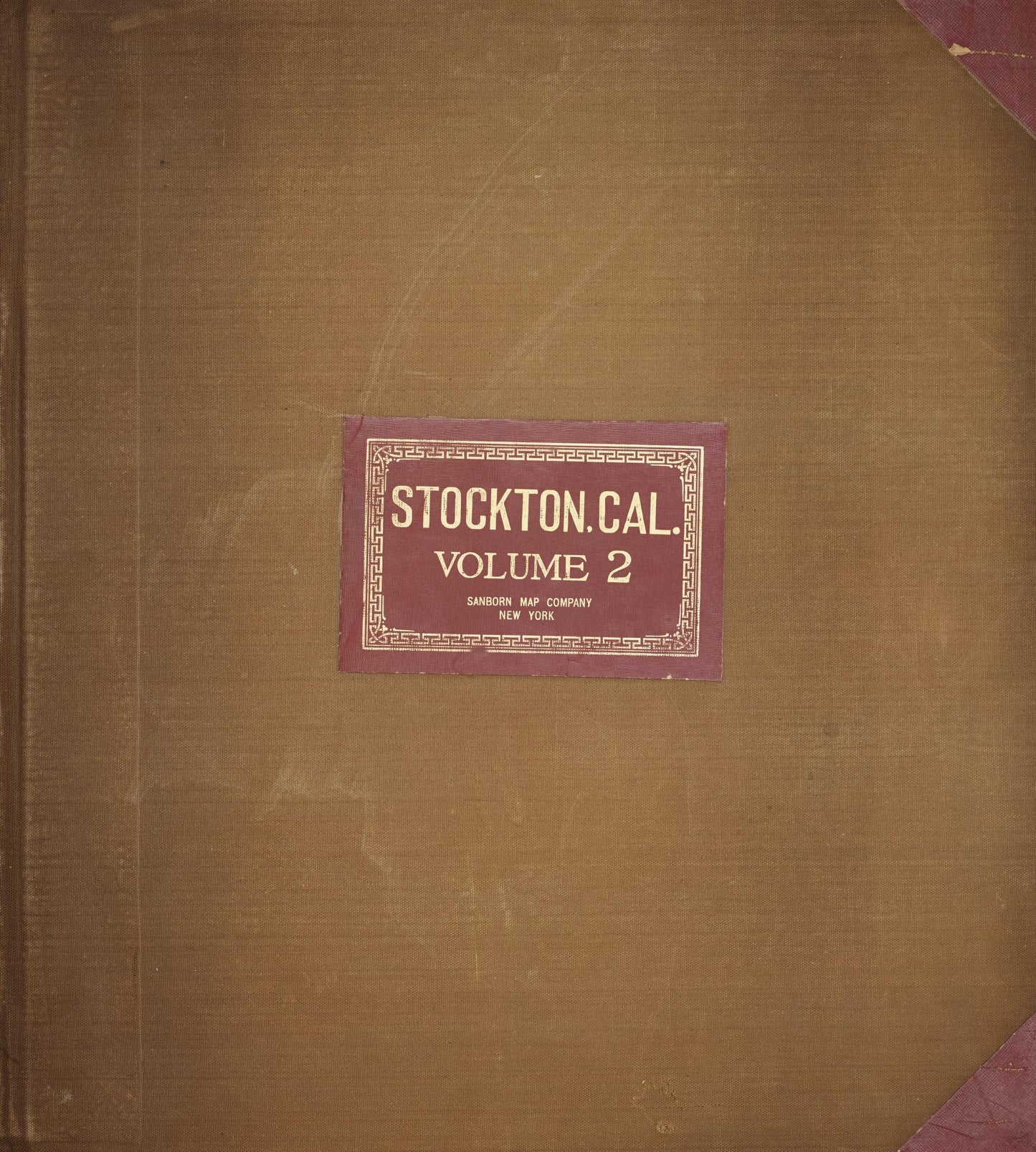 Sanborn Fire Insurance Map from Stockton, San Joaquin County, California (1950), Sheet #0001 - Complete Map Set gallery image, historic Sanborn map, vintage wall art, California California