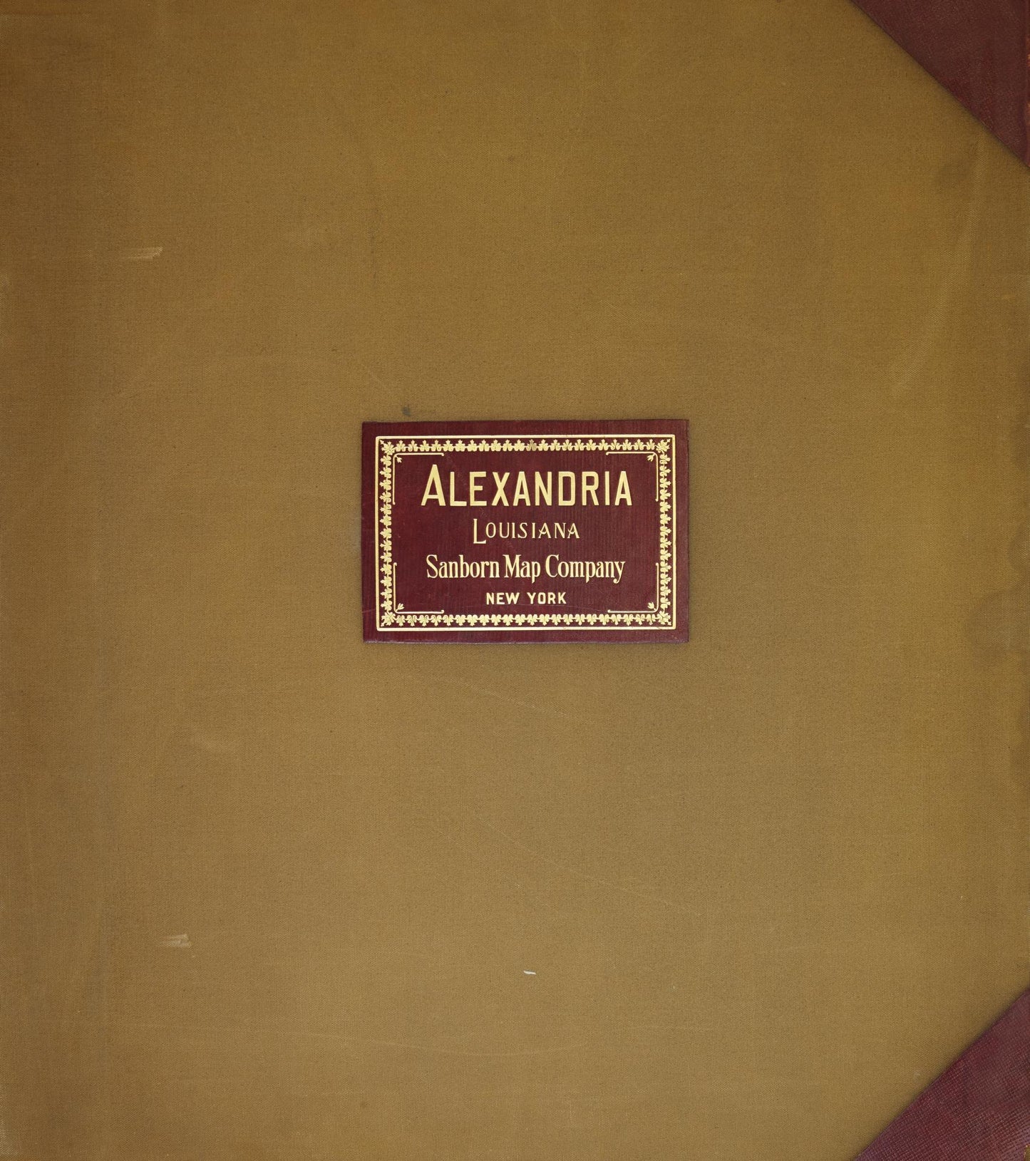 Sanborn Fire Insurance Map from Alexandria, Rapides Parish, Louisiana (1951), Sheet #0001 - Historic Sanborn Fire Insurance Map Print, vintage old map wall art, antique decor, genealogy gift, Louisiana Louisiana map