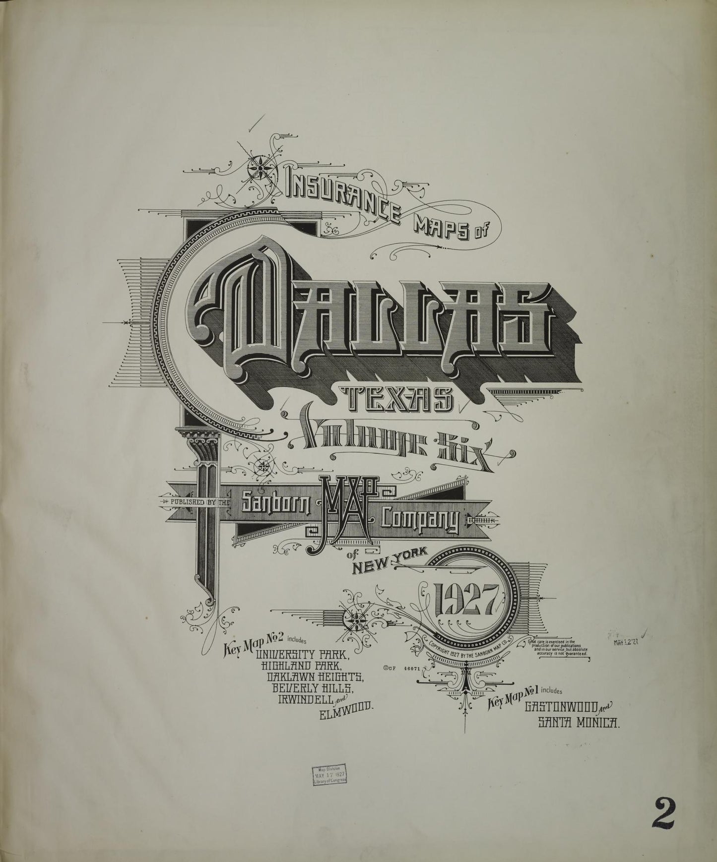 Sanborn Fire Insurance Map from Dallas, Dallas County, Texas. (1927) – Historic Sanborn Fire Insurance Map Print