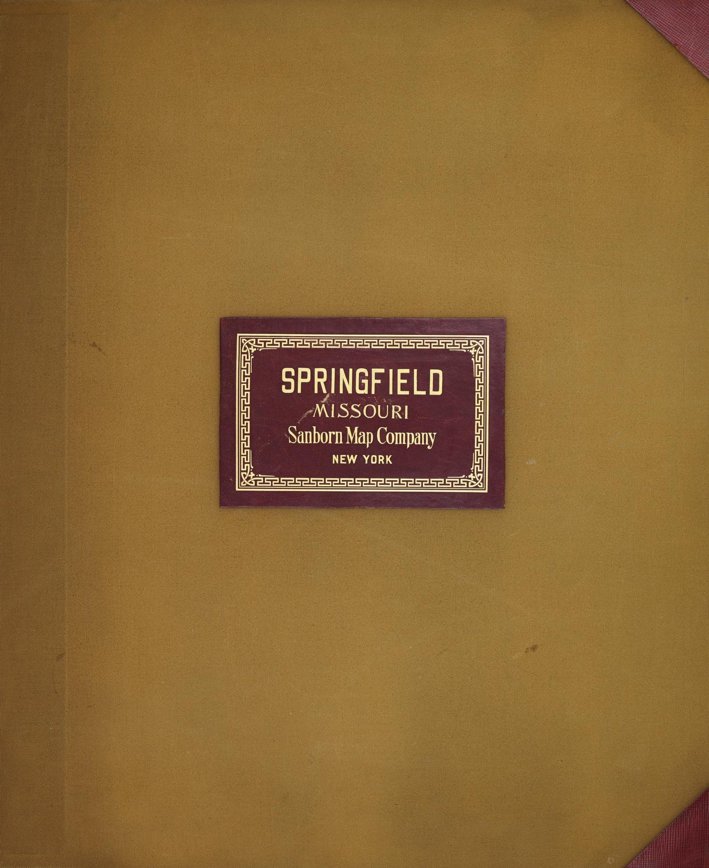 Sanborn Fire Insurance Map from Springfield, Greene County, Missouri (1950), Sheet #0001 - Historic Sanborn Fire Insurance Map Print, vintage old map wall art, antique decor, genealogy gift, Missouri Missouri map