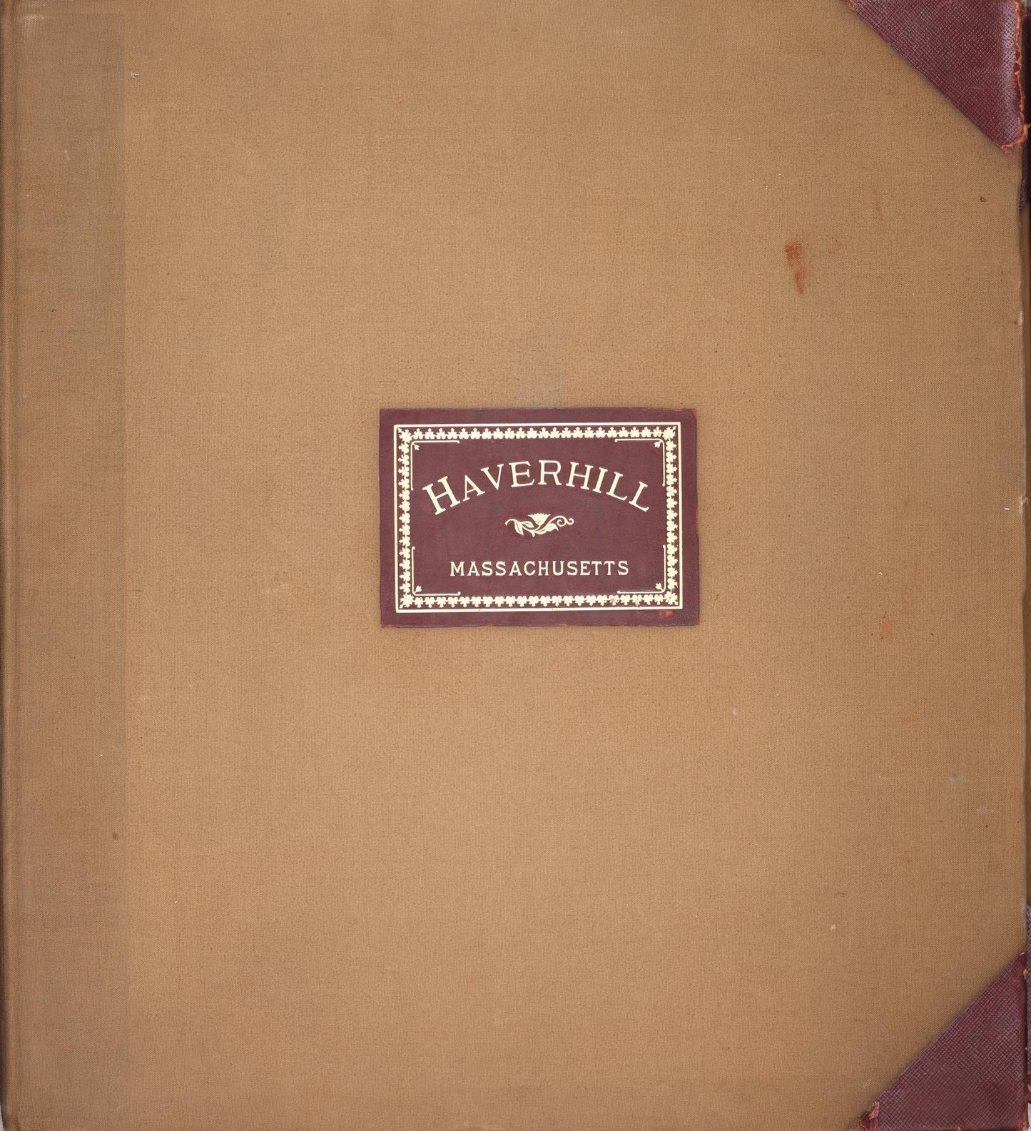Sanborn Fire Insurance Map from Haverhill, Essex County, Massachusetts (1949), Sheet #0001 - Historic Sanborn Fire Insurance Map Print, vintage old map wall art, antique decor, genealogy gift, Massachusetts Massachusetts map