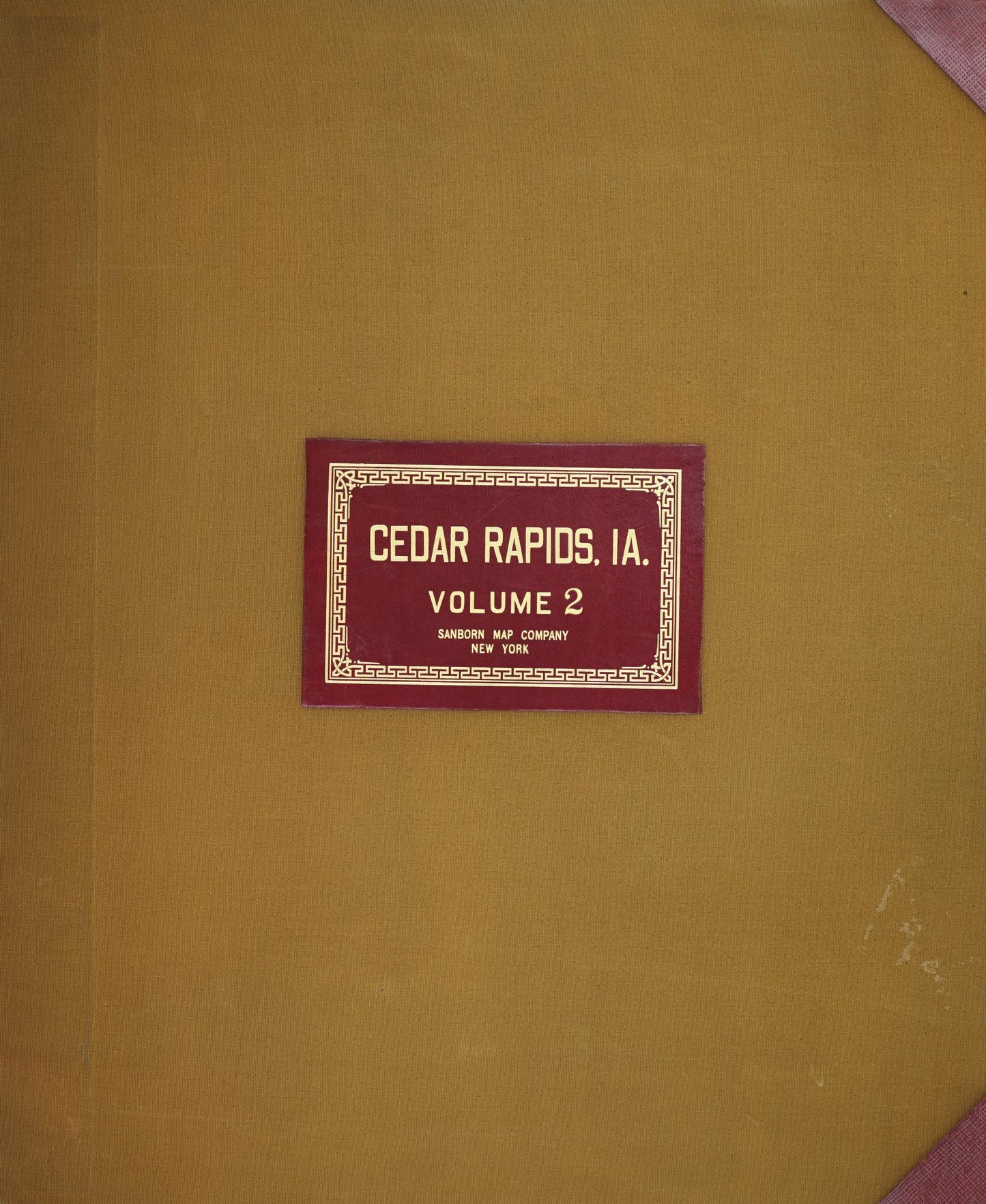 Sanborn Fire Insurance Map from Cedar Rapids, Linn County, Iowa (1949), Sheet #0001 - Historic Sanborn Fire Insurance Map Print, vintage old map wall art
