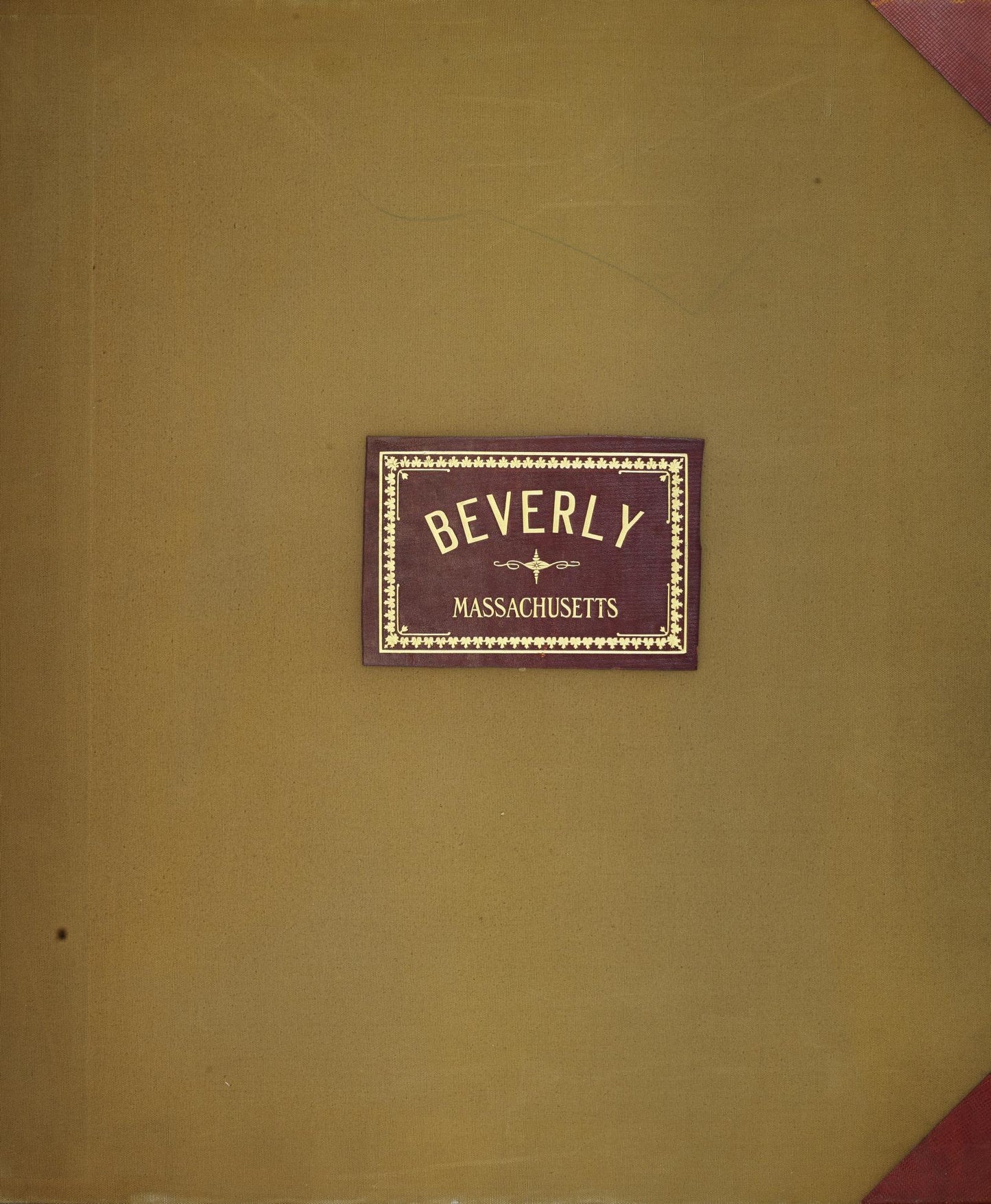 Sanborn Fire Insurance Map from Beverly, Essex County, Massachusetts (1950), Sheet #0001 - Historic Sanborn Fire Insurance Map Print, vintage old map wall art, antique decor, genealogy gift, Massachusetts Massachusetts map