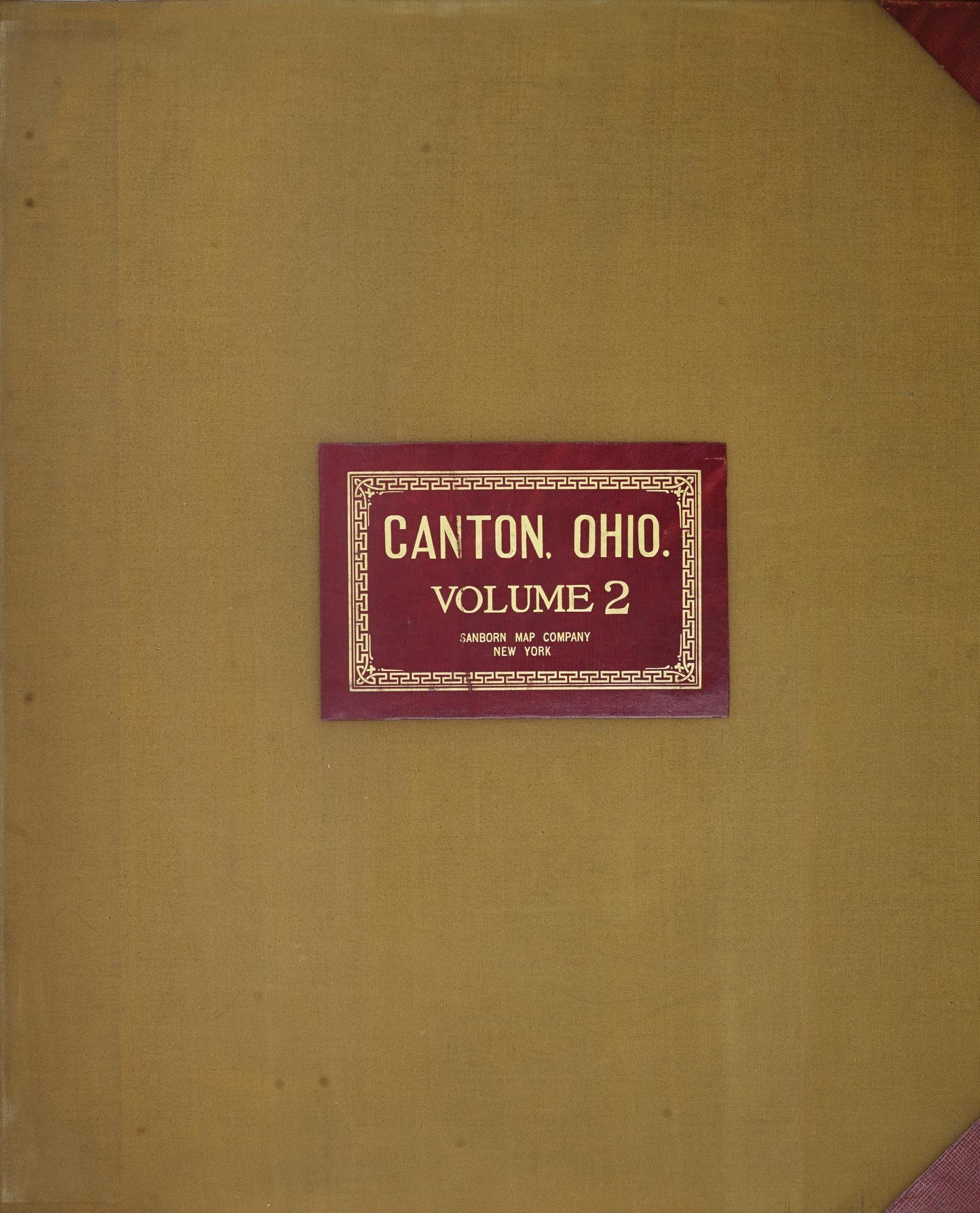 Sanborn Fire Insurance Map from Canton, Stark County, Ohio (1950), Sheet #0001 - Complete Map Set gallery image, historic Sanborn map, vintage wall art, Ohio Ohio