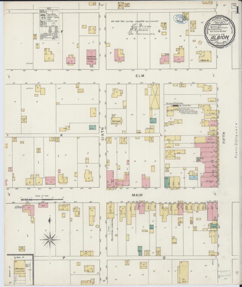 Sanborn Fire Insurance Map from Albion, Edwards County, Illinois. (1894) – Map View