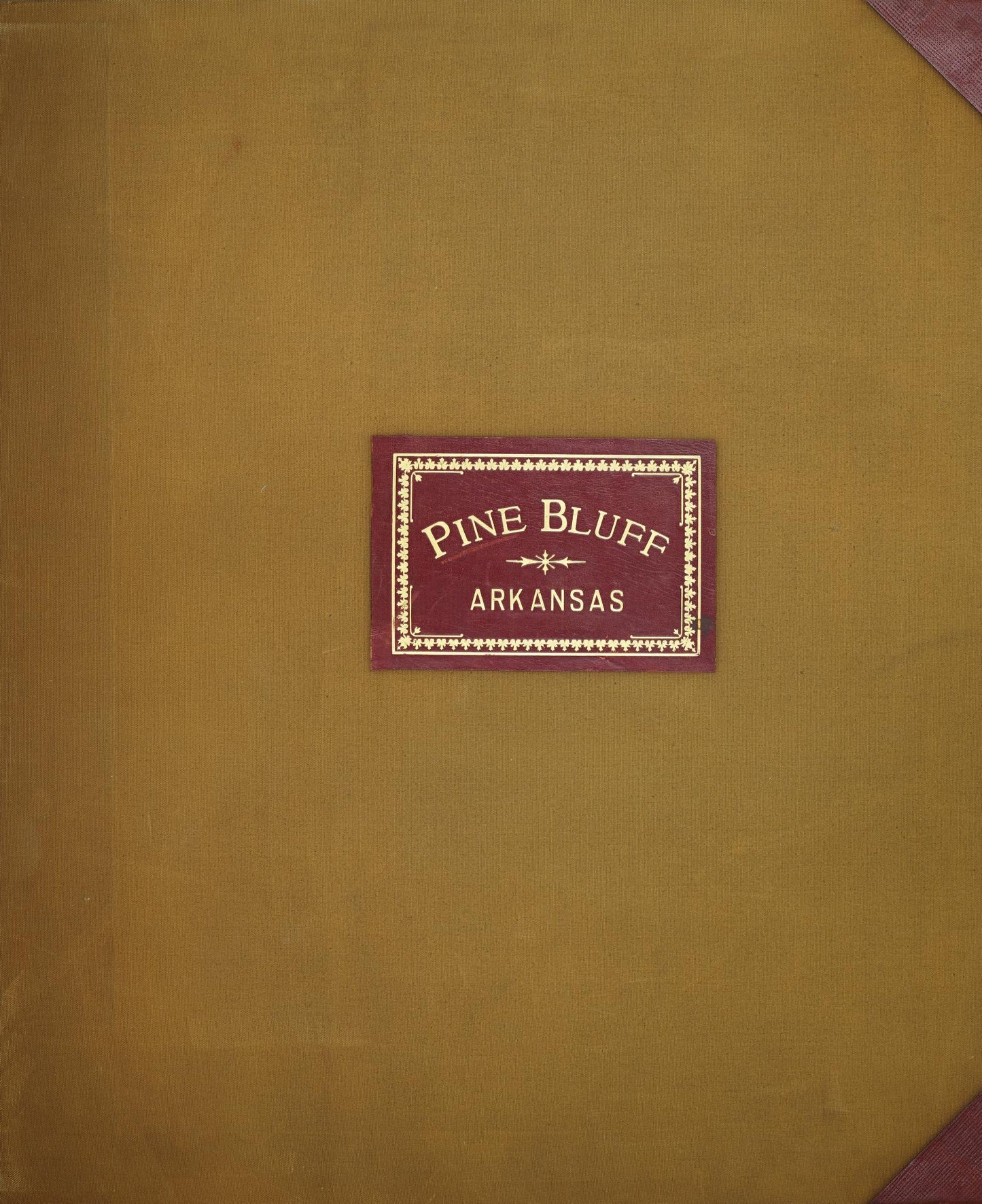 Sanborn Fire Insurance Map from Pine Bluff, Jefferson County, Arkansas (1950), Sheet #0001 - Historic Sanborn Fire Insurance Map Print, vintage old map wall art, antique decor, genealogy gift, Arkansas Arkansas map