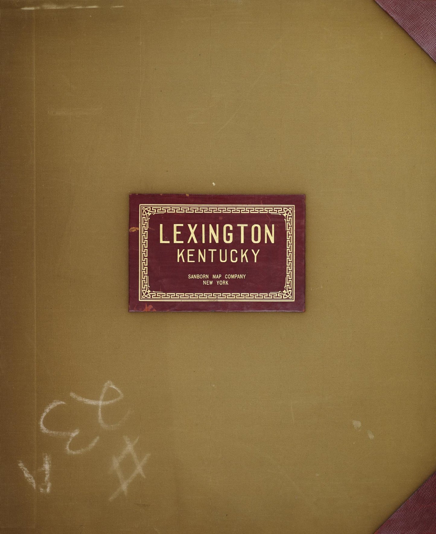 Sanborn Fire Insurance Map from Lexington, Fayette County, Kentucky (1950), Sheet #0001 - Historic Sanborn Fire Insurance Map Print, vintage old map wall art, antique decor, genealogy gift, Kentucky Kentucky map