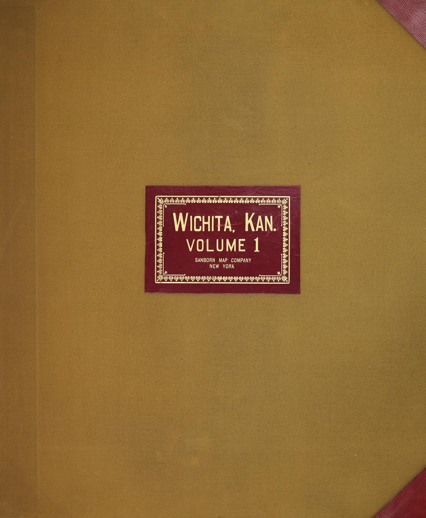 Sanborn Fire Insurance Map from Wichita, Sedgwick County, Kansas (1950), Sheet #0001 - Historic Sanborn Fire Insurance Map Print, vintage old map wall art, antique decor, genealogy gift, Kansas Kansas map