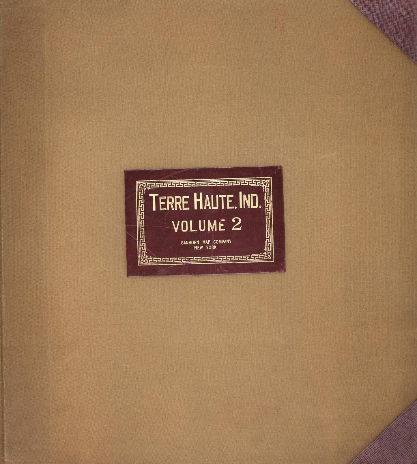 Sanborn Fire Insurance Map from Terre Haute, Vigo County, Indiana (1950), Sheet #0001 - Complete Map Set gallery image, historic Sanborn map, vintage wall art, Indiana Indiana