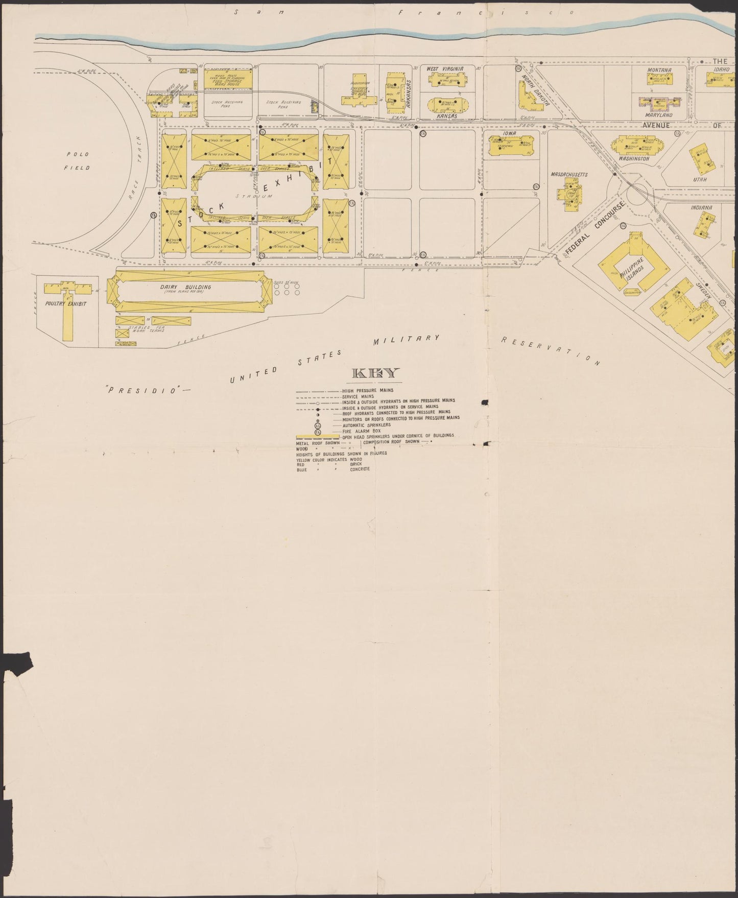 Sanborn Fire Insurance Map from San Francisco, San Francisco County, California (1915), Sheet #0004 - Complete Map Set gallery image, historic Sanborn map, vintage wall art, California California