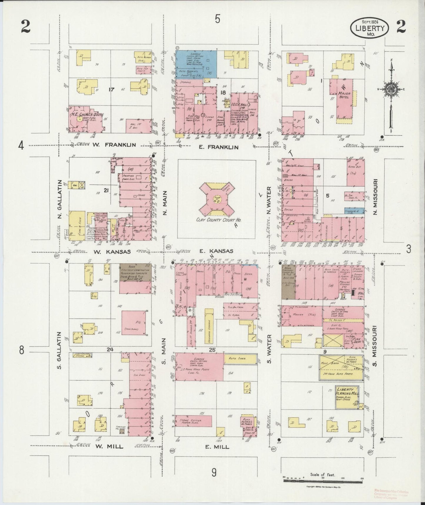 Sanborn Fire Insurance Map from Leadwood, Saint Francois County, Missouri (1927), Sheet #0002 - Historic Sanborn Fire Insurance Map Print, vintage old map wall art, antique decor, genealogy gift, Missouri Missouri map