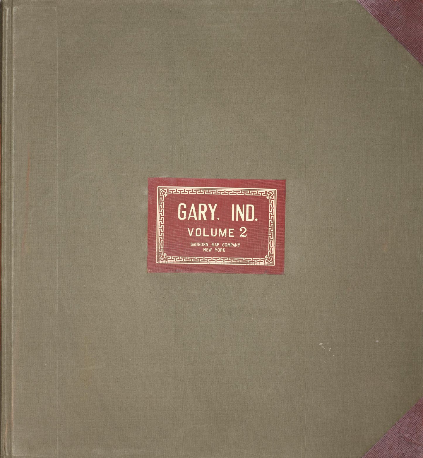 Sanborn Fire Insurance Map from Gary, Lake County, Indiana (1949), Sheet #0001 - Historic Sanborn Fire Insurance Map Print, vintage old map wall art, antique decor, genealogy gift, Indiana Indiana map