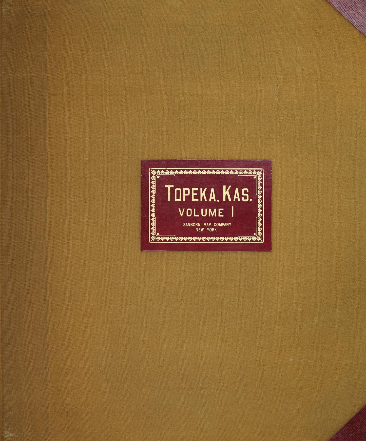 Sanborn Fire Insurance Map from Topeka, Shawnee County, Kansas (1950), Sheet #0001 - Complete Map Set gallery image, historic Sanborn map, vintage wall art, Kansas Kansas