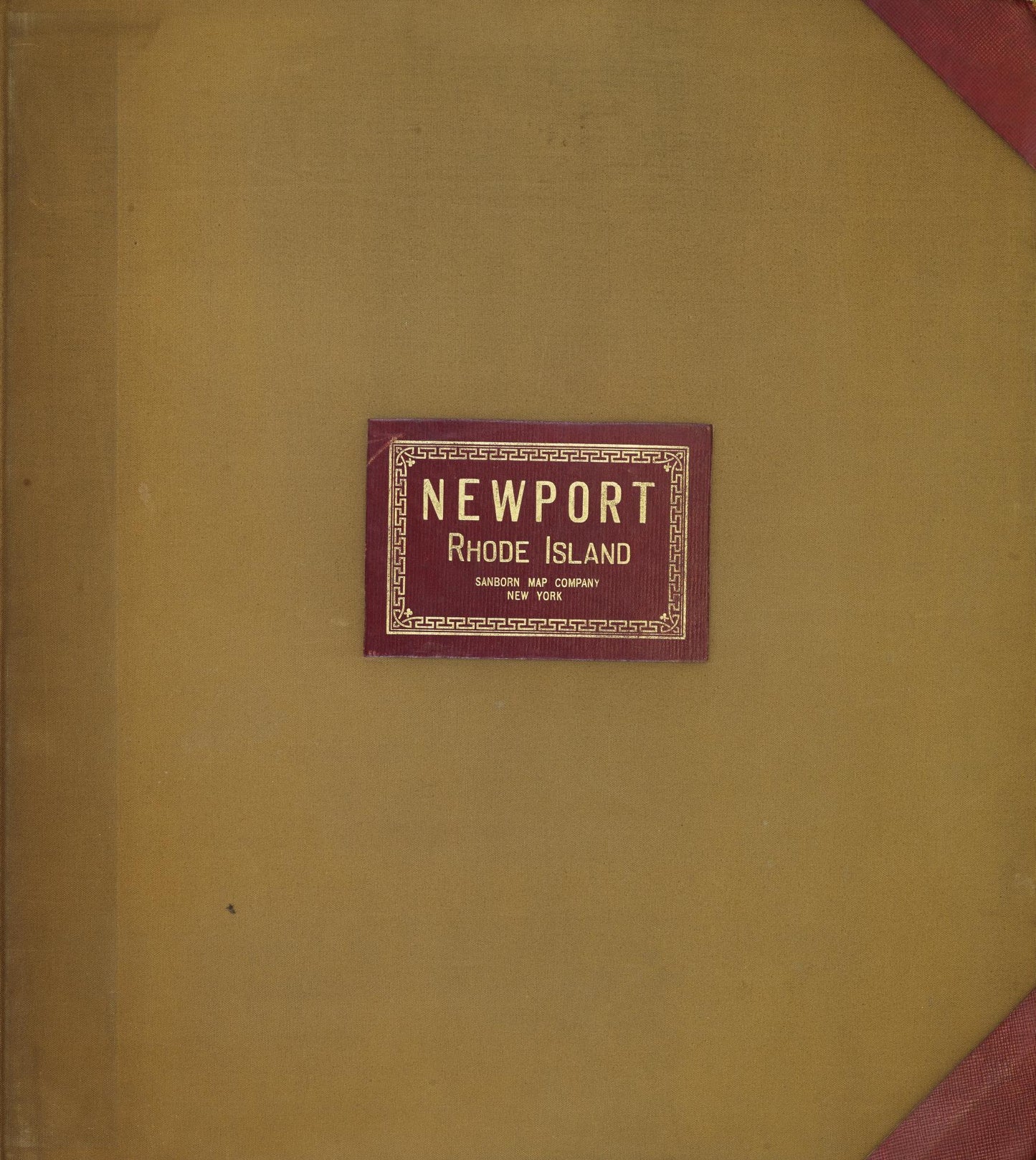 Sanborn Fire Insurance Map from Newport, Newport County, Rhode Island. (1950) – Historic Sanborn Fire Insurance Map Print