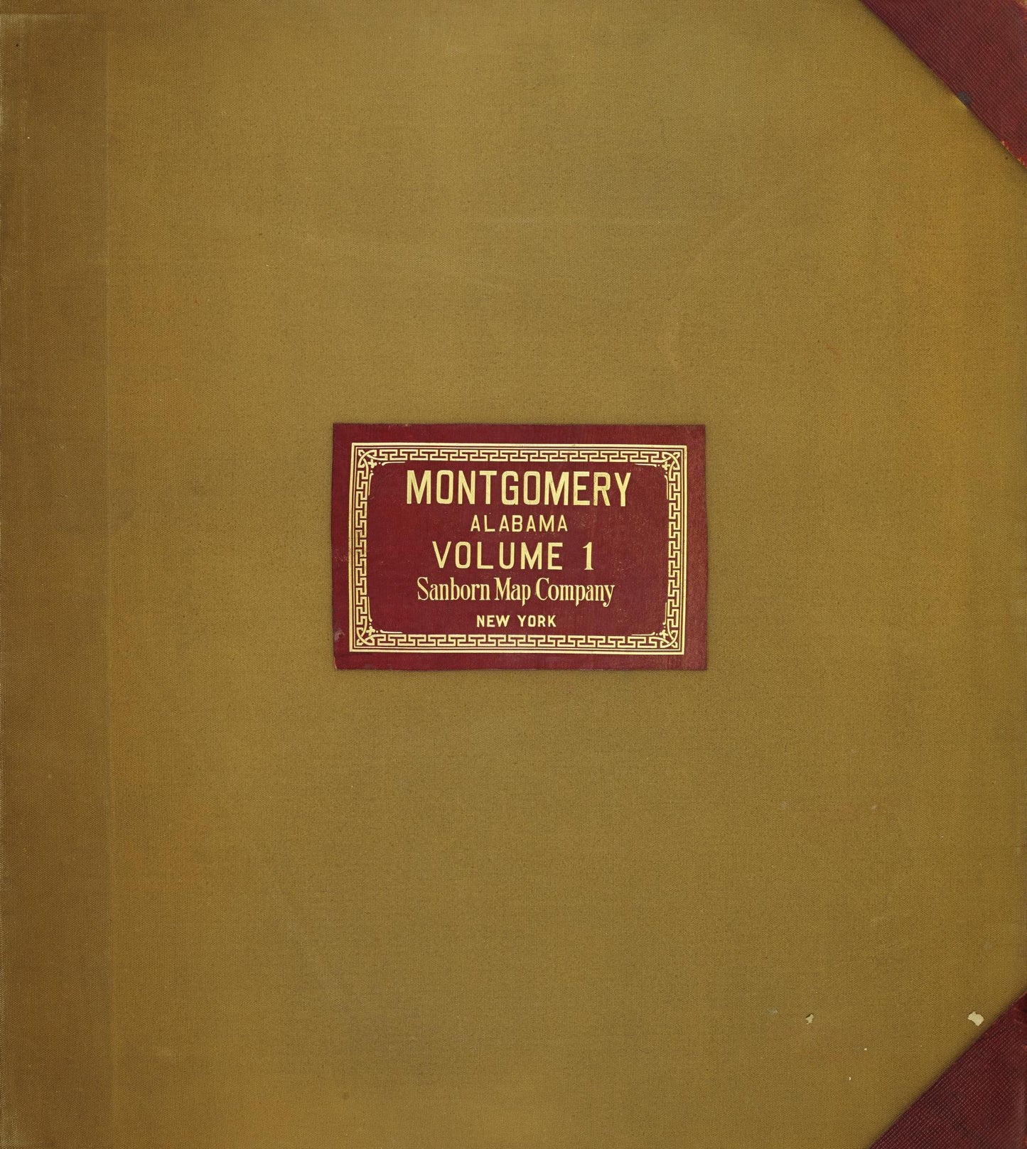 Sanborn Fire Insurance Map from Montgomery, Montgomery County, Alabama (1950), Sheet #0001 - Historic Sanborn Fire Insurance Map Print, vintage old map wall art, antique decor, genealogy gift, Alabama Alabama map