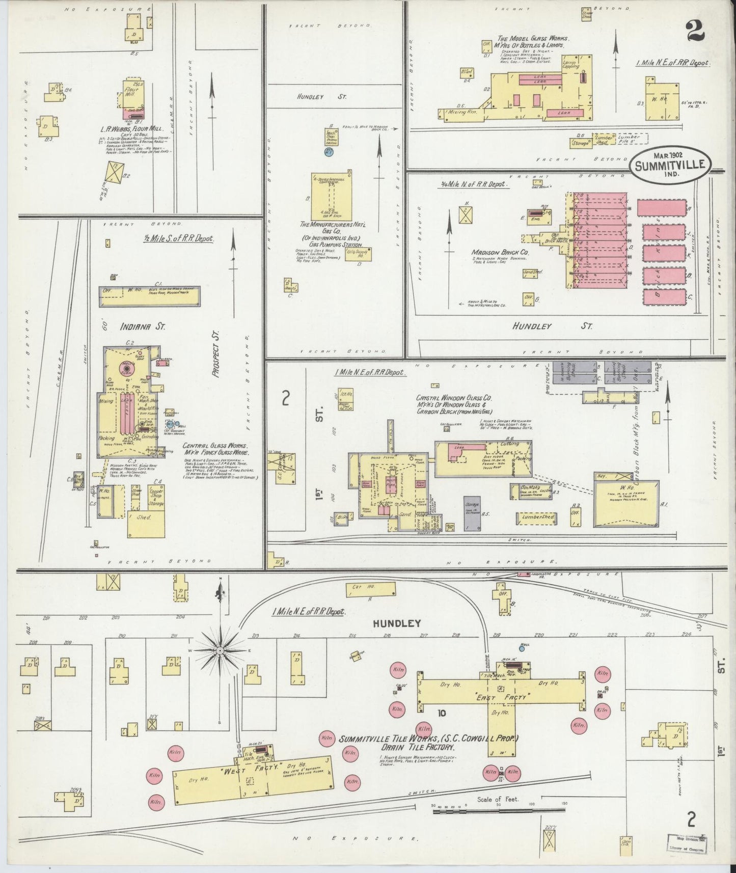 Sanborn Fire Insurance Map from Summitville, Madison County, Indiana (1902), Sheet #0002 - Complete Map Set gallery image, historic Sanborn map, vintage wall art, Indiana Indiana
