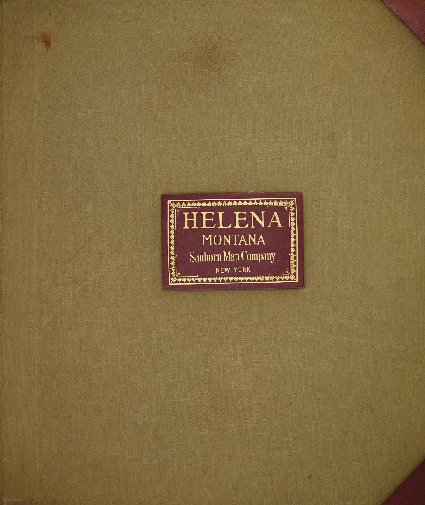 Sanborn Fire Insurance Map from Helena, Lewis and Clark County, Montana (1951), Sheet #0001 - Historic Sanborn Fire Insurance Map Print, vintage old map wall art, antique decor, genealogy gift, Montana Montana map