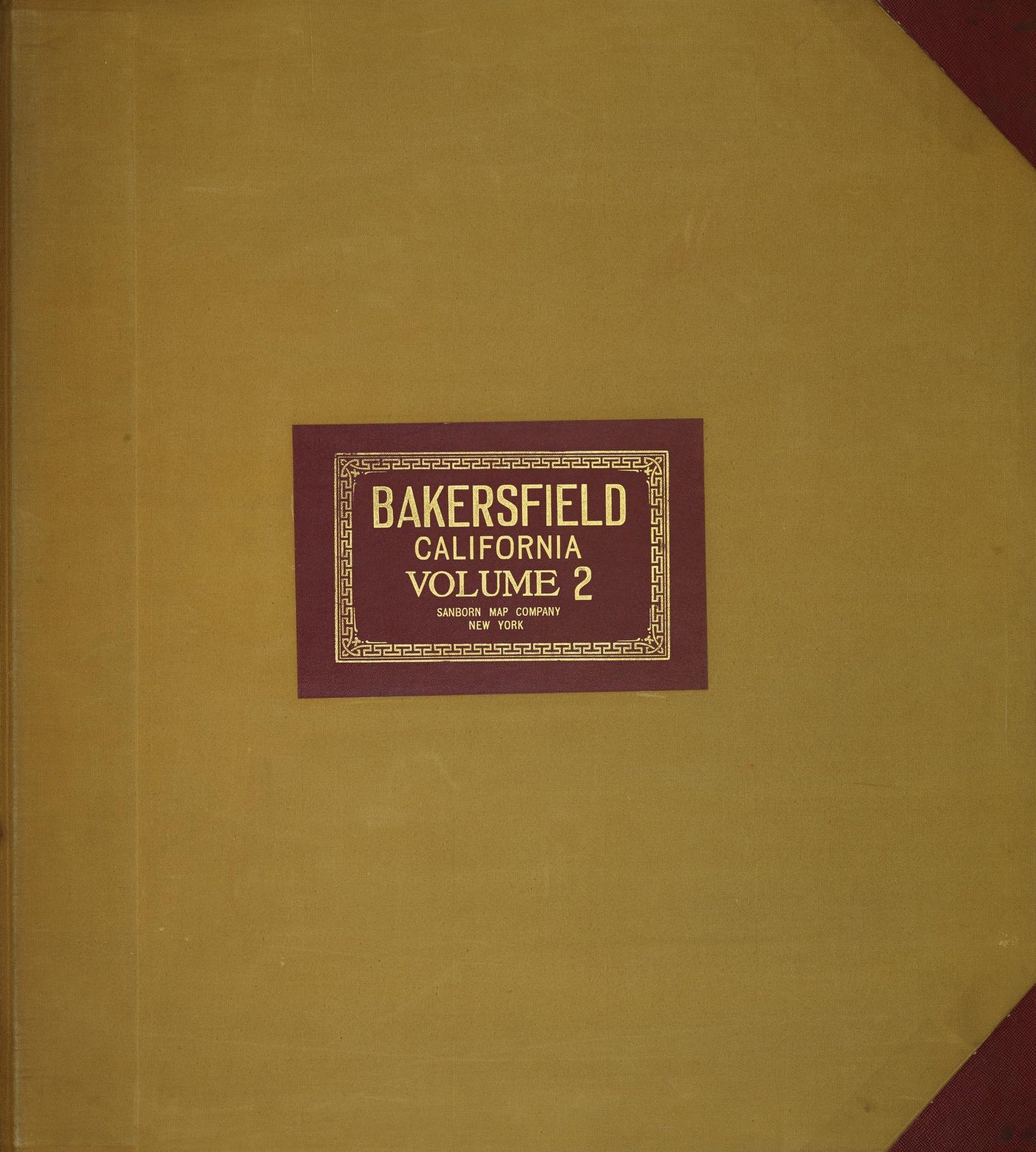 Sanborn Fire Insurance Map from Bakersfield, Kern County, California (1949), Sheet #0001 - Historic Sanborn Fire Insurance Map Print, vintage old map wall art, antique decor, genealogy gift, California California map