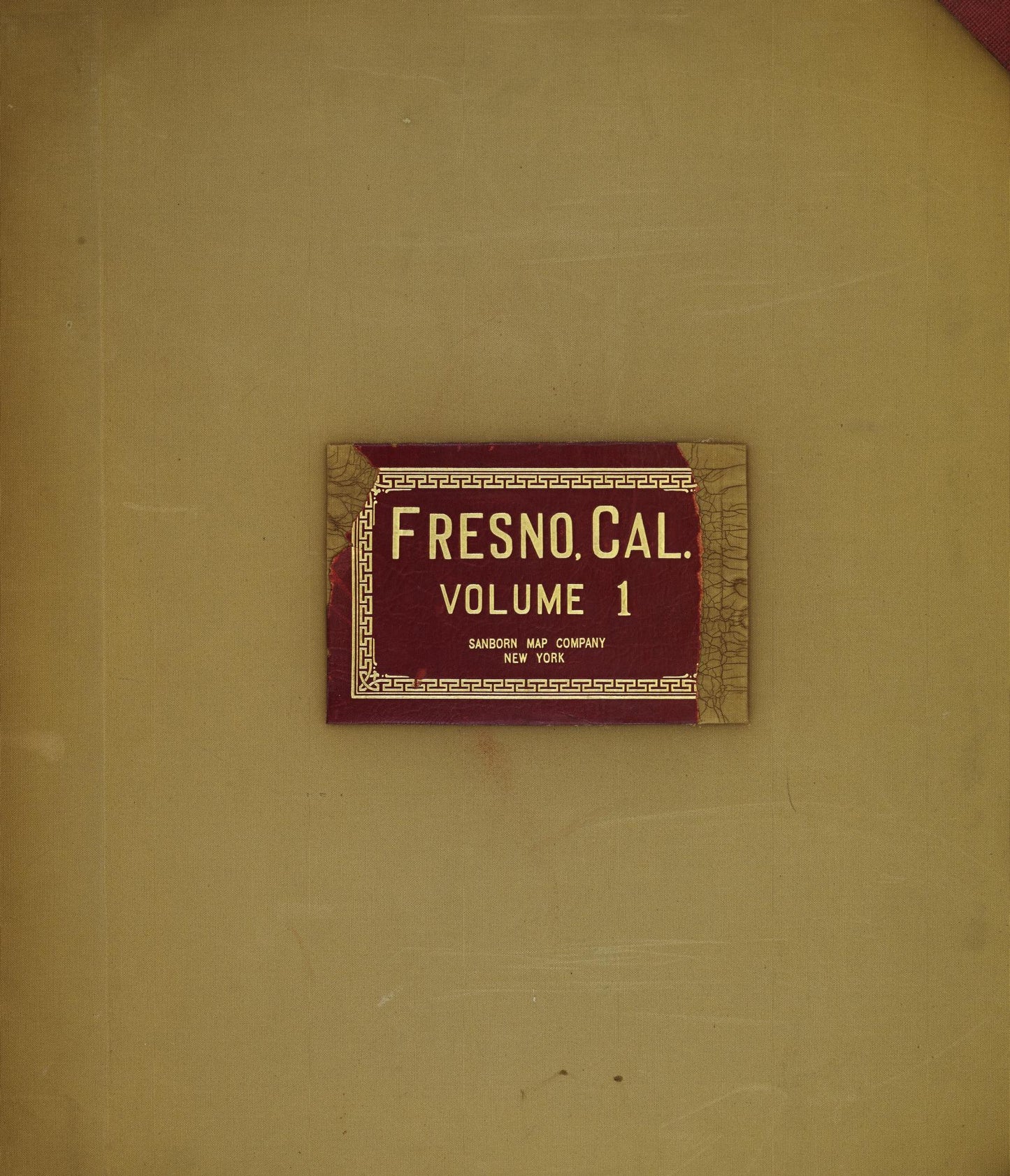 Sanborn Fire Insurance Map from Fresno, Fresno County, California (1950), Sheet #0001 - Historic Sanborn Fire Insurance Map Print, vintage old map wall art, antique decor, genealogy gift, California California map