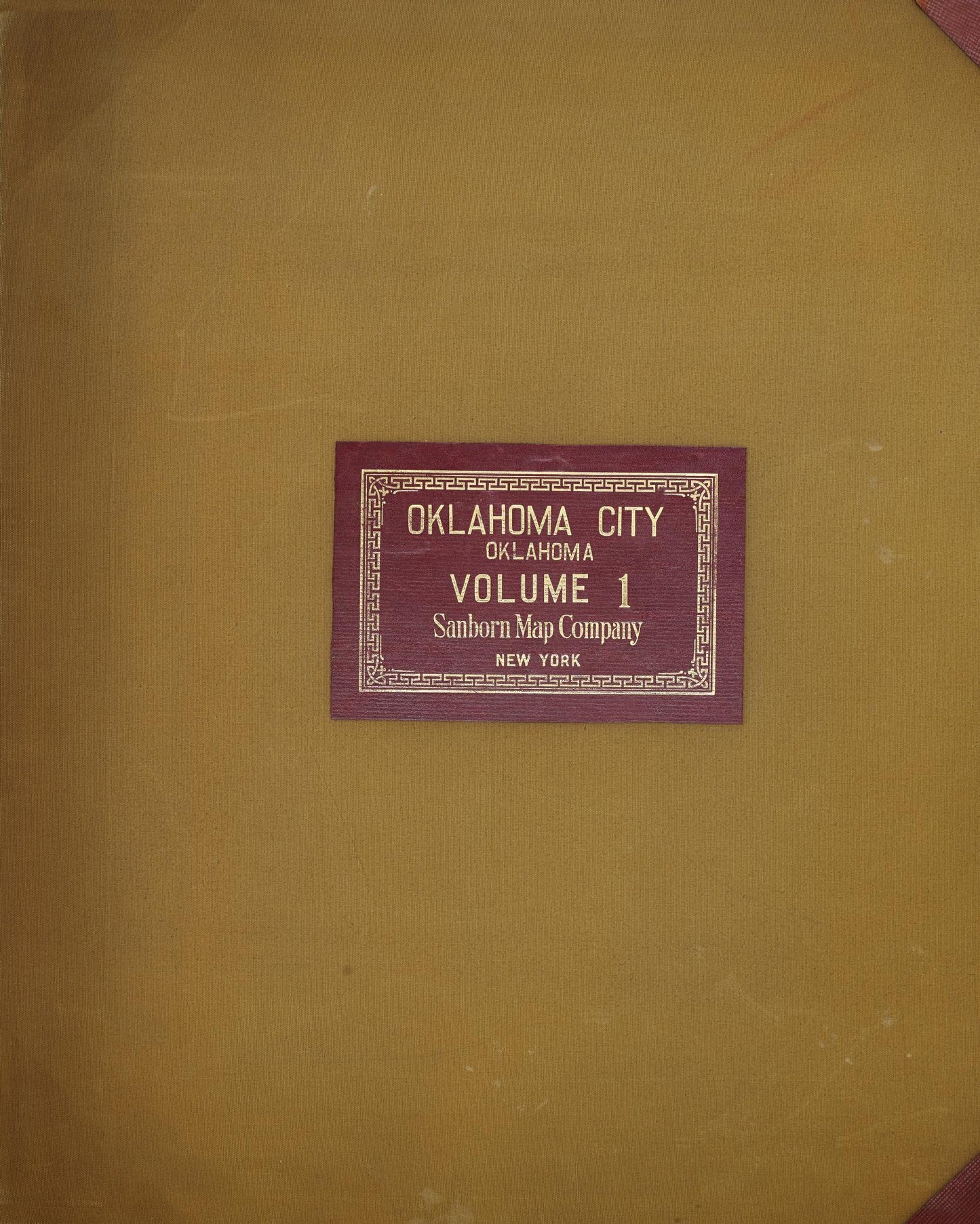 Sanborn Fire Insurance Map from Oklahoma City, Oklahoma County, Oklahoma (1950), Sheet #0001 - Historic Sanborn Fire Insurance Map Print, vintage old map wall art, antique decor, genealogy gift, Oklahoma City Oklahoma map