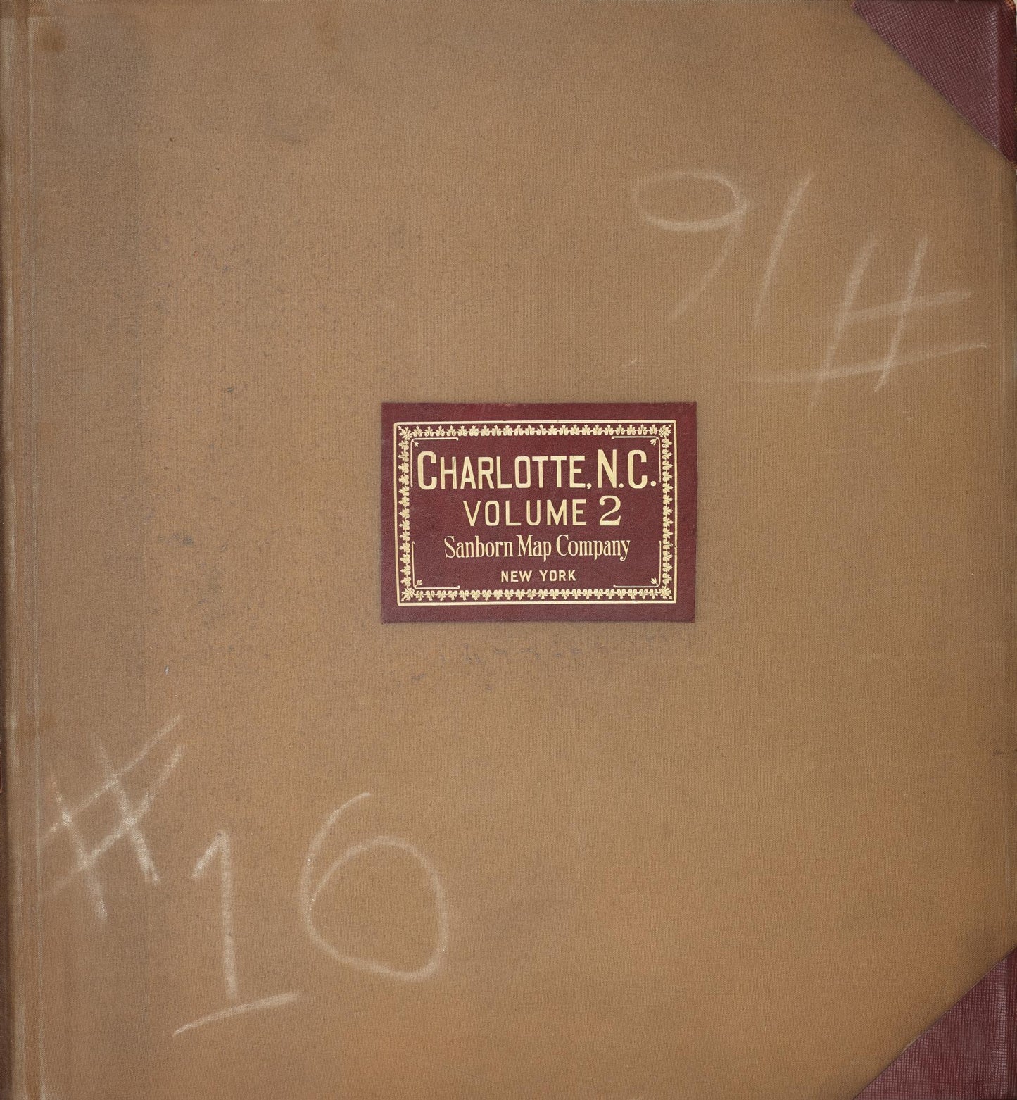 Sanborn Fire Insurance Map from Charlotte, Mecklenburg County, North Carolina (1950), Sheet #0001 - Historic Sanborn Fire Insurance Map Print, vintage old map wall art, antique decor, genealogy gift, North Carolina North Carolina map