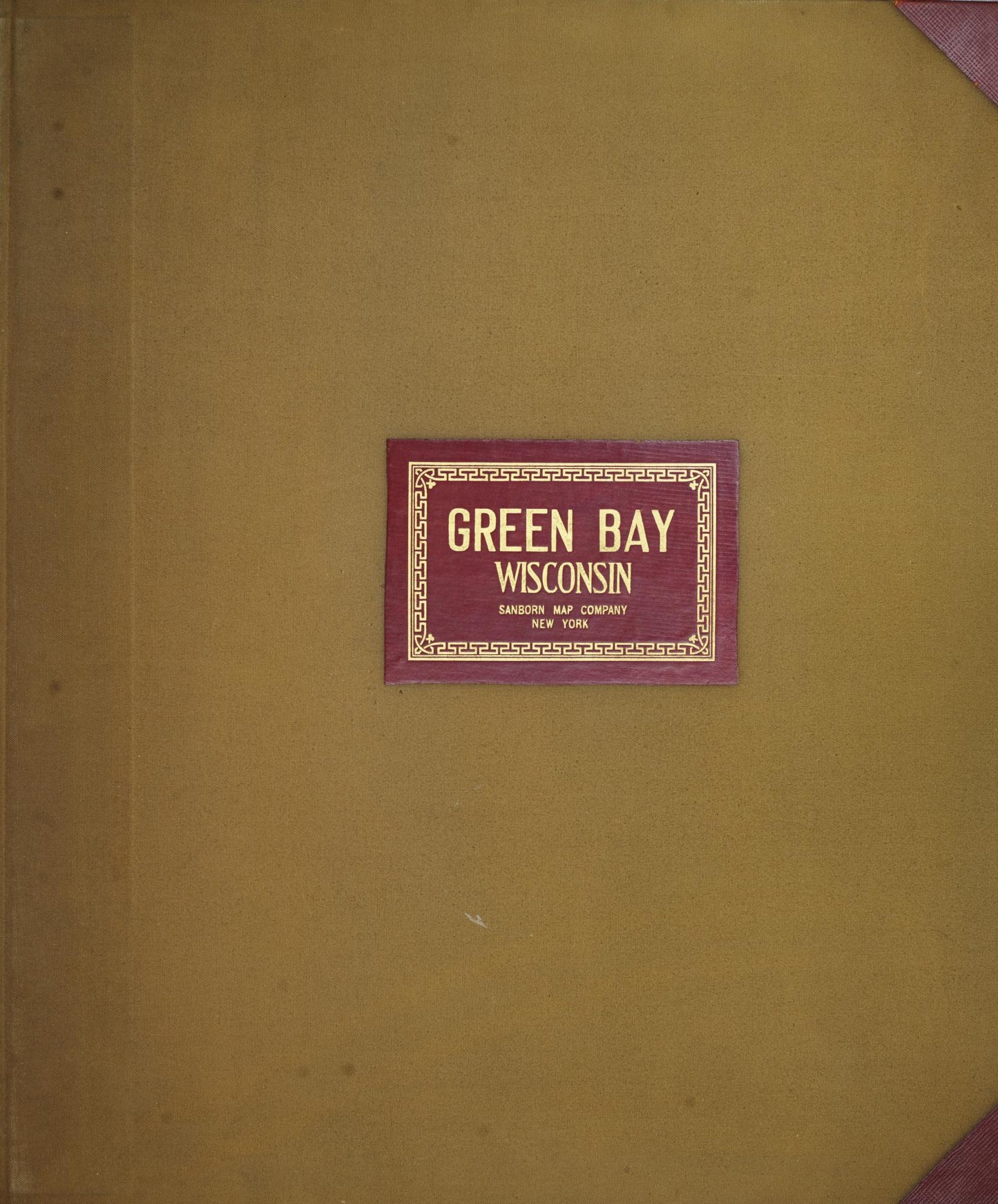 Sanborn Fire Insurance Map from Green Bay, Brown County, Wisconsin (1951), Sheet #0001 - Historic Sanborn Fire Insurance Map Print, vintage old map wall art, antique decor, genealogy gift, Wisconsin Wisconsin map