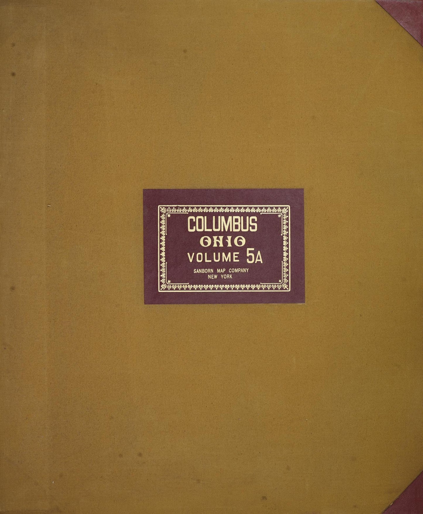 Sanborn Fire Insurance Map from Columbus, Franklin County, Ohio (1950), Sheet #0001 - Complete Map Set gallery image, historic Sanborn map, vintage wall art, Ohio Ohio