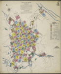 Sanborn Fire Insurance Map from Worcester, Worcester County, Massachusetts. (1892) – Historic Sanborn Fire Insurance Map Print