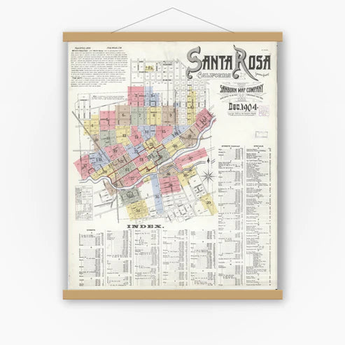 Magnetic Wooden Map Frame — Ready-to-Hang Upgrade