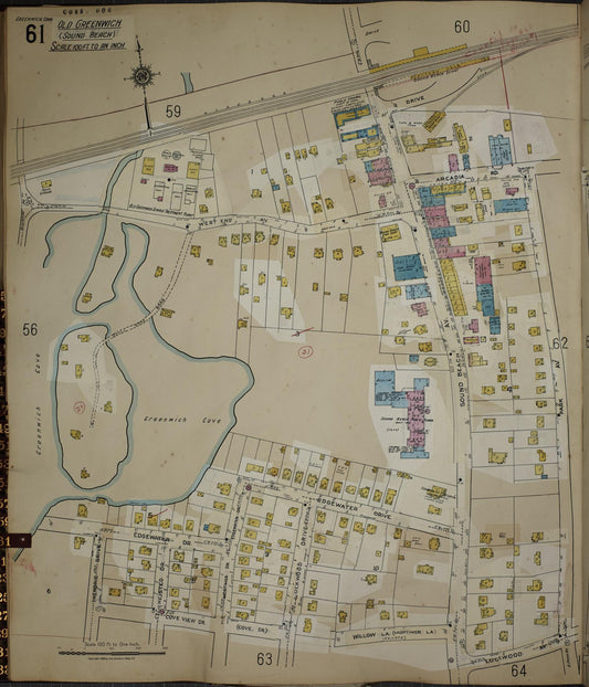Greenwich, Fairfield County, Connecticut (1950), Sheet #0061