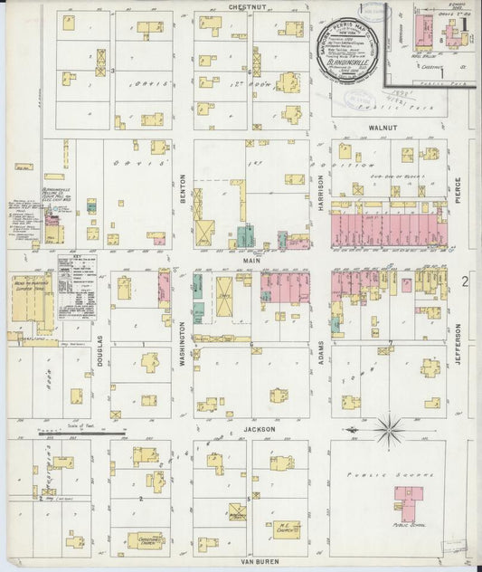 Sanborn Fire Insurance Map from Blandinsville, Mcdonough County, Illinois. (1898) – Map View
