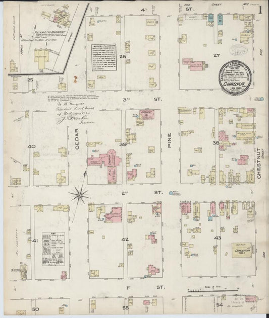 Sanborn Fire Insurance Map from Chaska, Carver County, Minnesota. (1885) – Map View