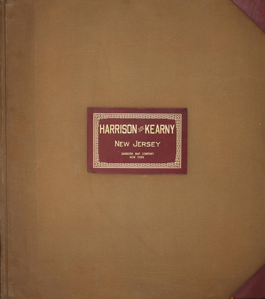Sanborn Fire Insurance Map from Harrison and Kearny, Hudson County, New Jersey. (1950) – Historic Sanborn Fire Insurance Map Print