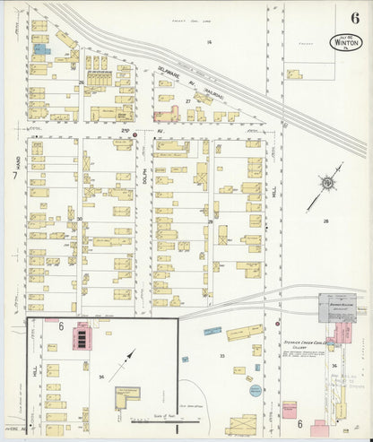 Sanborn Fire Insurance Map from Winton, Lackawanna County, Pennsylvania (1912), Sheet #0006 - Complete Map Set gallery image, historic Sanborn map, vintage wall art, Pennsylvania Pennsylvania