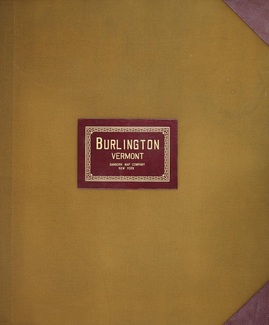 Sanborn Fire Insurance Map from Burlington, Chittenden County, Vermont. (1950) – Historic Sanborn Fire Insurance Map Print