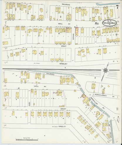 Sanborn Fire Insurance Map from Turtle Creek Valley, Allegheny County, Pennsylvania (1911), Sheet #0007 - Complete Map Set gallery image, historic Sanborn map, vintage wall art, Pennsylvania Pennsylvania