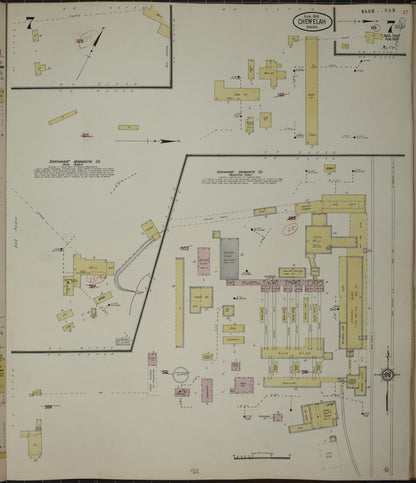 Sanborn Fire Insurance Map from Chewelah, Stevens County, Washington (1932), Sheet #0007 - Complete Map Set gallery image, historic Sanborn map, vintage wall art, Washington Washington