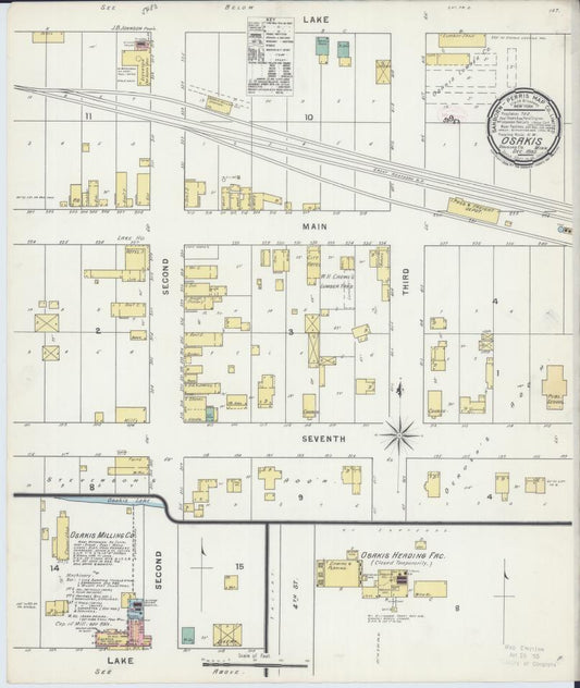 Sanborn Fire Insurance Map from Osakis, Douglas and Todd Counties, Minnesota. (1895) – Map View