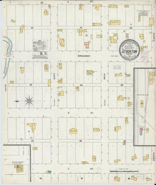 Sanborn Fire Insurance Map from Stockton, Winona County, Minnesota. (1904) – Map View