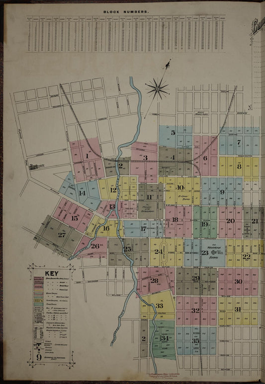 Sanborn Fire Insurance Map from San Jose, Santa Clara County, California. (1884) – Historic Sanborn Fire Insurance Map Print