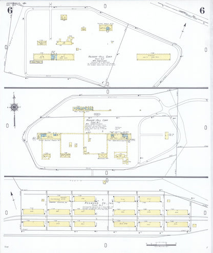 Sanborn Fire Insurance Map from Jacksonville, Pulaski County, Arkansas (1950), Sheet #0006 - Complete Map Set gallery image, historic Sanborn map, vintage wall art, Arkansas Arkansas
