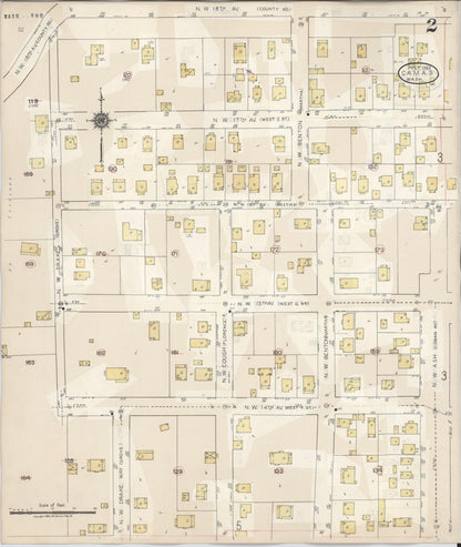 Sanborn Fire Insurance Map from Camas, Clark County, Washington (1943), Sheet #0002 - Complete Map Set gallery image, historic Sanborn map, vintage wall art, Washington Washington