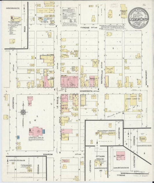 Sanborn Fire Insurance Map from Le Sueur Center, Le Sueur County, Minnesota. (1910) – Map View