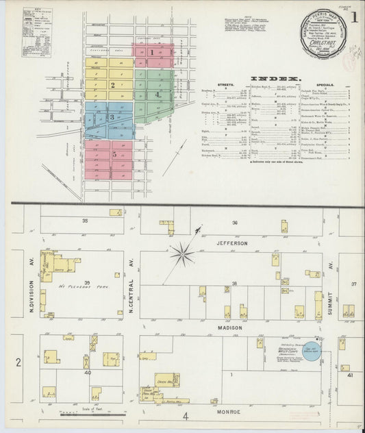 Sanborn Fire Insurance Map from Carlstadt, Bergen County, New Jersey. (1896) – Historic Sanborn Fire Insurance Map Print