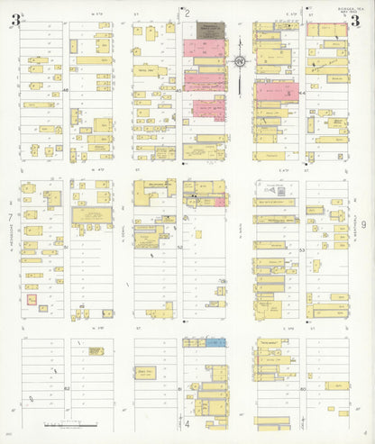 Sanborn Fire Insurance Map from Borger, Hutchinson County, Texas (1933), Sheet #0003 - Complete Map Set gallery image, historic Sanborn map, vintage wall art, Texas Texas