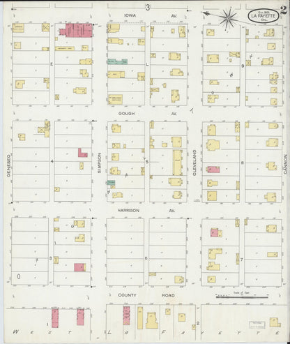 Sanborn Fire Insurance Map from Lafayette, Boulder County, Colorado (1900), Sheet #0002 - Complete Map Set gallery image, historic Sanborn map, vintage wall art, Colorado Colorado