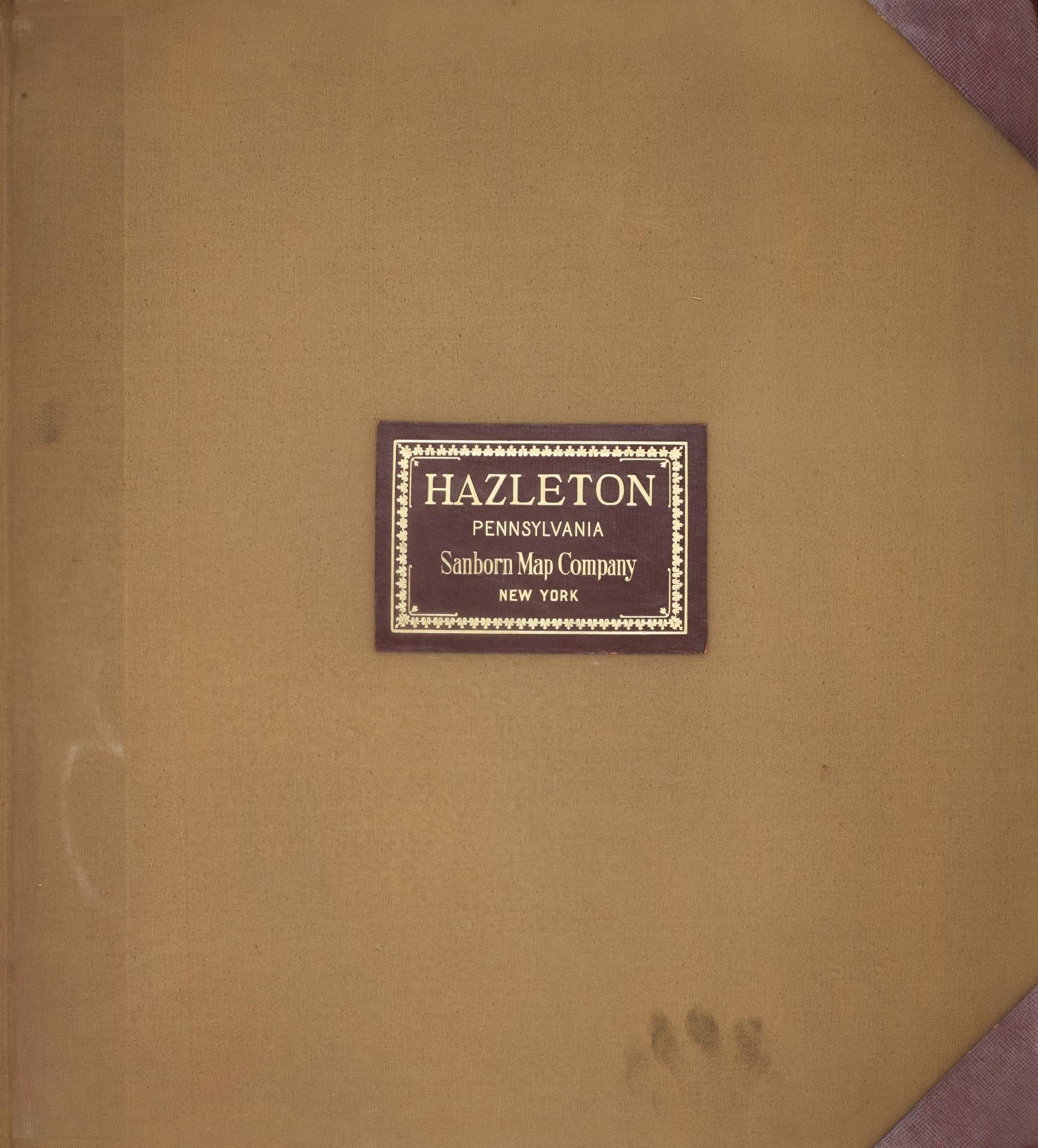 Sanborn Fire Insurance Map from Hazleton, Luzerne County, Pennsylvania. (1950) – Historic Sanborn Fire Insurance Map Print