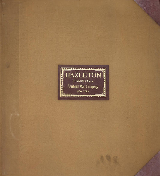 Sanborn Fire Insurance Map from Hazleton, Luzerne County, Pennsylvania. (1950) – Historic Sanborn Fire Insurance Map Print